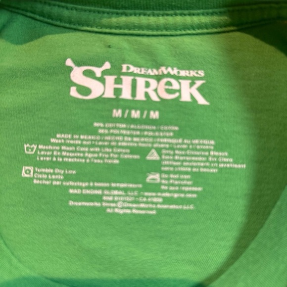 MAD Engine Shrek Green Tee size medium in great used condition - Picture 6 of 6